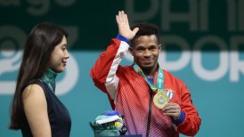 Santiago 2023: Cubano Arley Calderón ganó primer oro en levantamiento de pesas