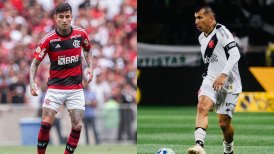 Pulgar ganó el duelo de chilenos a Medel en triunfo de Flamengo sobre Vasco