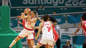 Santiago 2023: Chile arrasó con Puerto Rico en su debut en el baloncesto femenino