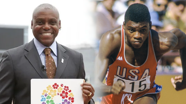 Carl Lewis llegó a Chile como invitado estelar de los Panamericanos Santiago 2023