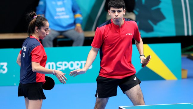 Chile aseguró tres medallas en el tenis de mesa de Santiago 2023