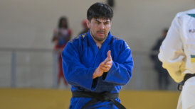 Francisco Solís terminó con medalla de plata en el judo de Santiago 2023