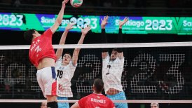 Chile sucumbió ante Argentina y deberá jugar cuartos en el vóleibol masculino de Santiago 2023