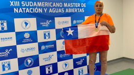 Eliana Busch logró su tercera medalla de oro en el Sudamericano de Natación Máster de Perú