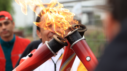 La Antorcha Parapanamericana llegó al Estadio Nacional para la ceremonia inaugural