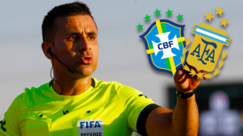 Piero Maza arbitrará el duelo entre Brasil y Argentina por Clasificatorias sudamericanas