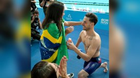 Brasileño Lucas Mozela pidió matrimonio y recibió el "sí" tras ganar bronce en los Parapanamericanos