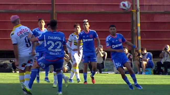 ¿Te parece merecida? La expulsión de Matías Zaldivia en el duelo de la U ante Coquimbo