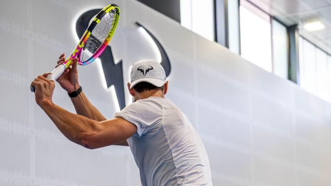 El entrenamiento de Rafael Nadal a pocas semanas de su retorno al circuito