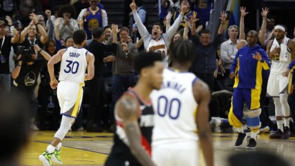 Golden State Warriors recuperó terreno de la mano de un imponente Stephen Curry