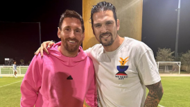 Dos cracks: Mark González se juntó con Lionel Messi en las canchas de Inter Miami