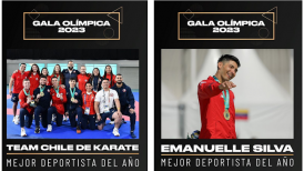 Gala Olímpica: Team Chile de kárate y Emanuelle Silva triunfaron como los mejores del 2023