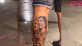 Hermano de Moreno Martins mostró tatuaje que recuerda paliza de Bolivia a la Argentina de Messi