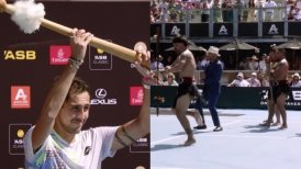 El haka que le hicieron a Alejandro Tabilo tras ser campeón del ATP de Auckland
