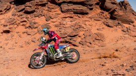 "Nacho" Cornejo se alejó del podio de la general tras la penúltima etapa de motos en el Dakar