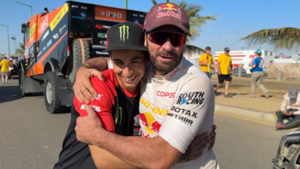 El encuentro de "Chaleco" López y "Nacho" Cornejo tras el Dakar: Volveremos con más ganas