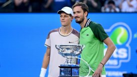 Jannik Sinner y Daniil Medvedev disputan la gran final masculina del Abierto de Australia