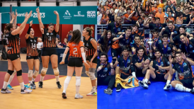 Murano se coronó campeón femenino y masculino de la Liga Nacional A1 de vóleibol