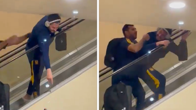 Gignac se salvó de un accidente en una escalera mecánica al intentar firmar una camiseta
