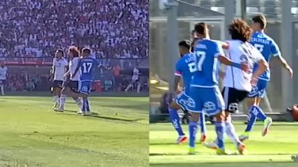 "Lo pasa a llevar": Así actuó el VAR en la polémica amarilla a Falcón en el Superclásico