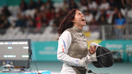 La esgrimista Arantza Inostroza clasificó a los Juegos Olímpicos de París