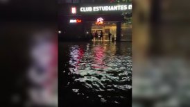 [VIDEO] Inundación en La Plata afectó al estadio de Estudiantes