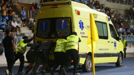 Informe arbitral consignó problema con ambulancia en panne en el Iquique-Cobresal