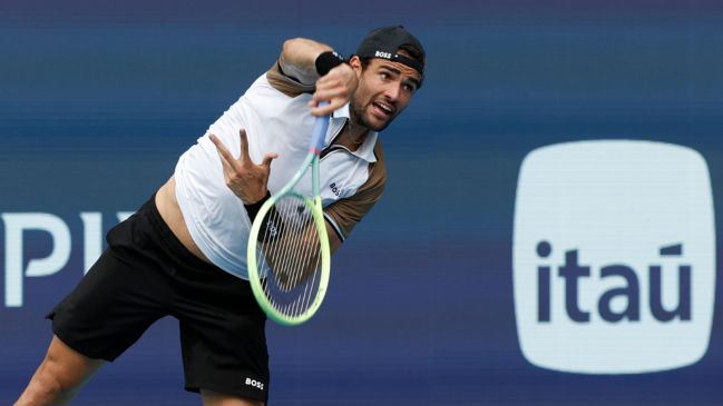 Matteo Berrettini derrotó a Carballés Baena en dos sets y se quedón con el ATP de Marrakech