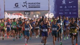 Los 23 puntos de hidratación que tendrá el Maratón de Santiago