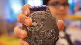 Medallas del Maraton de Santiago fueron diseñadas en Teletón