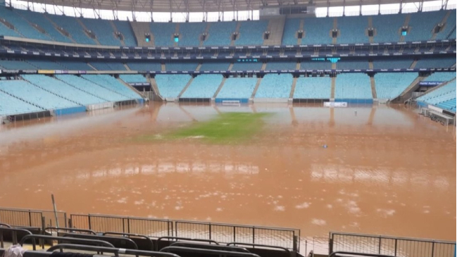 Inundaciones en Porto Alegre obligaron a suspender partido entre Huachipato y Gremio