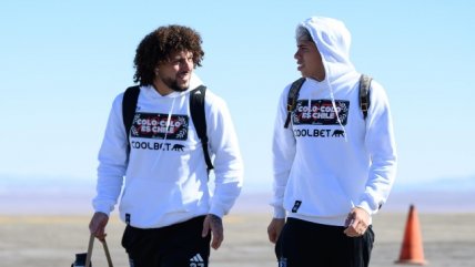 La llegada de Colo Colo a El Salvador para el duelo ante Cobresal