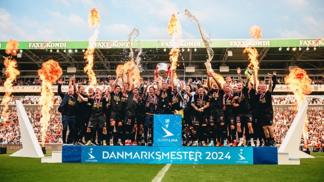 ¡Darío Osorio CAMPEÓN! Midtjylland conquistó el título de la Superliga de Dinamarca