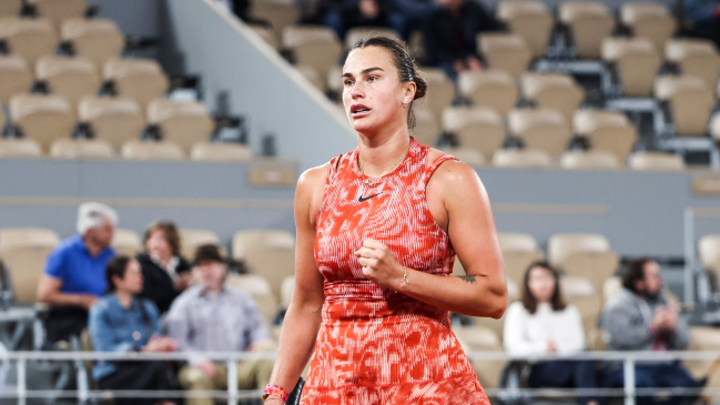 Aryna Sabalenka sigue avanzando a paso firme en la arcilla de Roland Garros