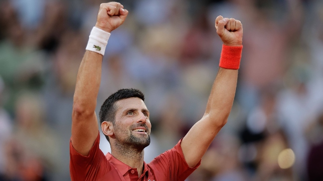Novak Djokovic vio la final de Roland Garros con gran compañía