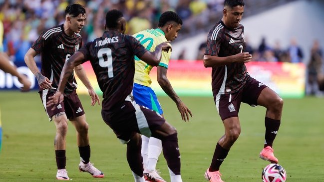 Brasil necesitó de sus máximas figuras para imponerse a México