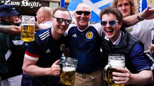 La hinchada de Escocia dejó chascarros épicos en Alemania tras el debut de la EURO 2024