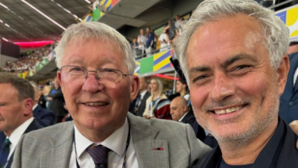 ¡Junta de calidad! José Mourinho y Sir Alex Ferguson comparten en el arranque de la Eurocopa 2024