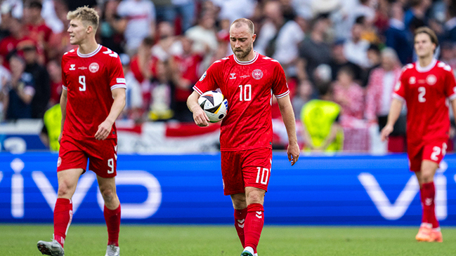 Dinamarca decepcionó en su debut en la Eurocopa 2024