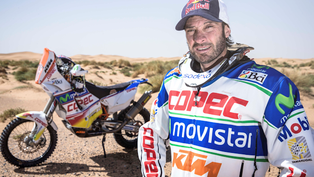 Francisco 'Chaleco' López correrá en moto en el Desafío del Desierto