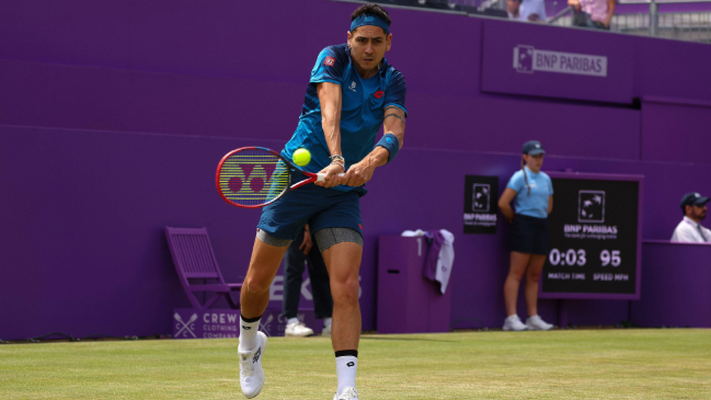 Alejandro Tabilo no pudo seguir avanzando en el ATP 500 de Queen’s