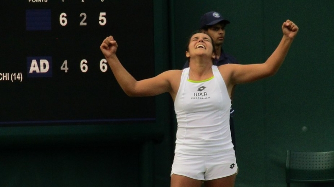 Antonia Vergara consiguió un histórico triunfo en la categoría junior de Wimbledon