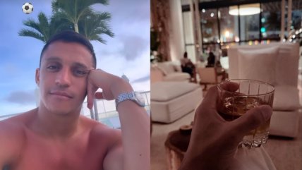 Alexis Sánchez disfruta de sus vacaciones con otra leyenda de la Generación Dorada
