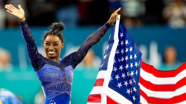 Simone Biles dominó la final del All Around y alcanzó un hito en París 2024