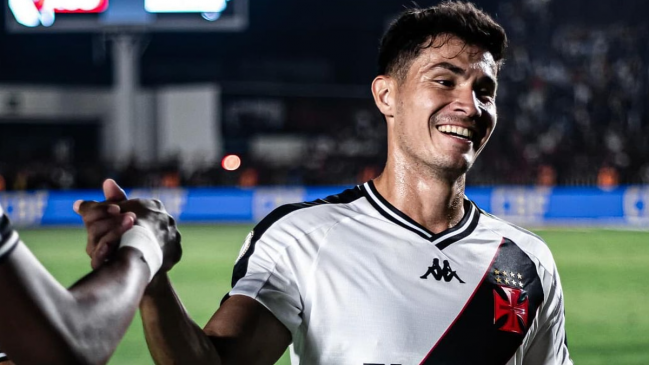 A Pablo Galdames le tocó sonreír junto a Vasco da Gama en la Copa de Brasil