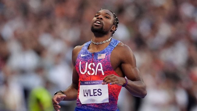 Noah Lyles se colgó el bronce en París 2024 pese a competir con Covid en los 200 metros libres