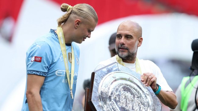 Los impactantes números de Guardiola tras ganar la Community Shield 2024 con el Manchester City