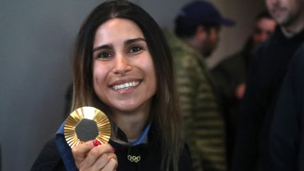 Francisca Crovetto regresó a Chile tras su histórica hazaña en los Juegos Olímpicos de París 2024