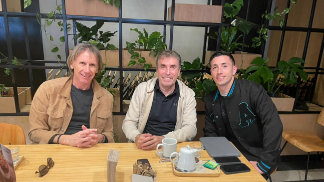 Ricardo Gareca y su PF realizaron visita inspectiva al Monumental de River y se reunieron con futbolistas chilenos