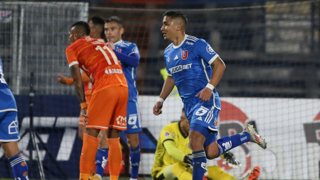 Nicolás Guerra respondió a la confianza de Gustavo Álvarez anotando en el U. de Chile vs Cobreloa